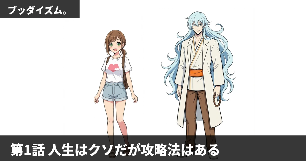【AIマンガ】第1話: 人生はクソだが攻略法はある