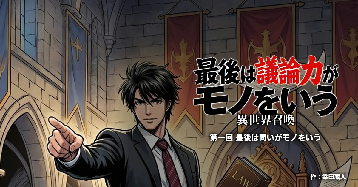 最後は議論力がモノをいう