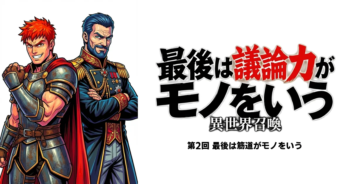 【AIマンガ】最後は議論力がモノをいう 第2話: 最後は筋道がモノをいう