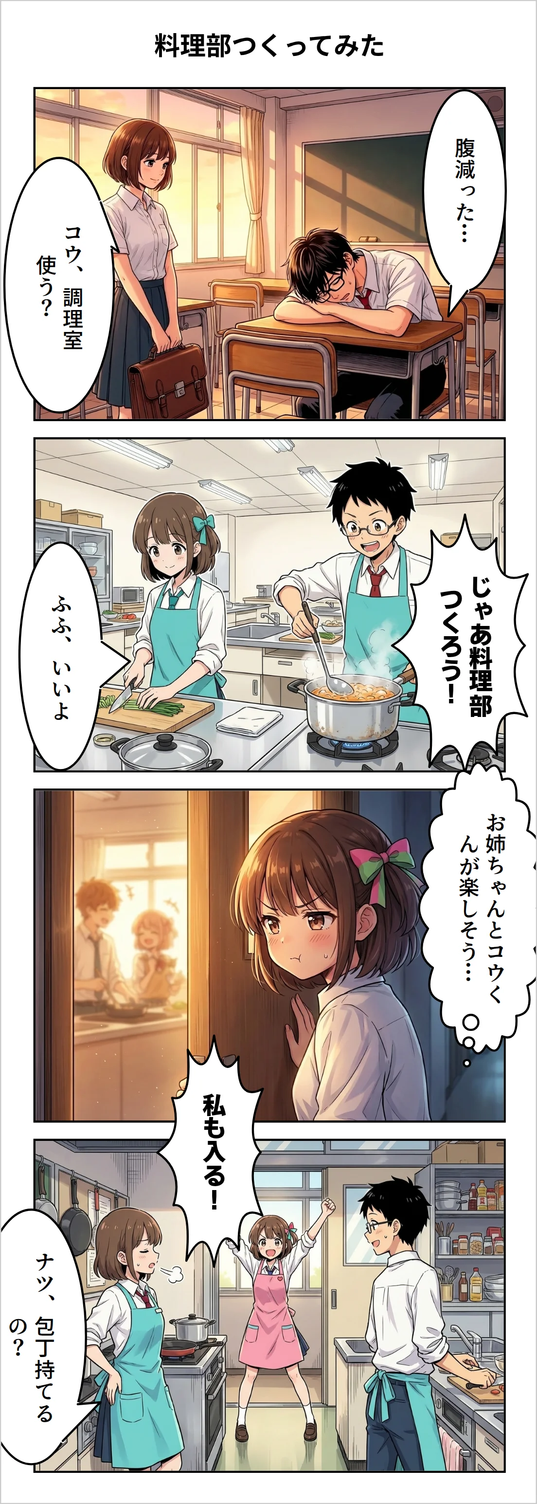 第1話: 料理部つくってみた