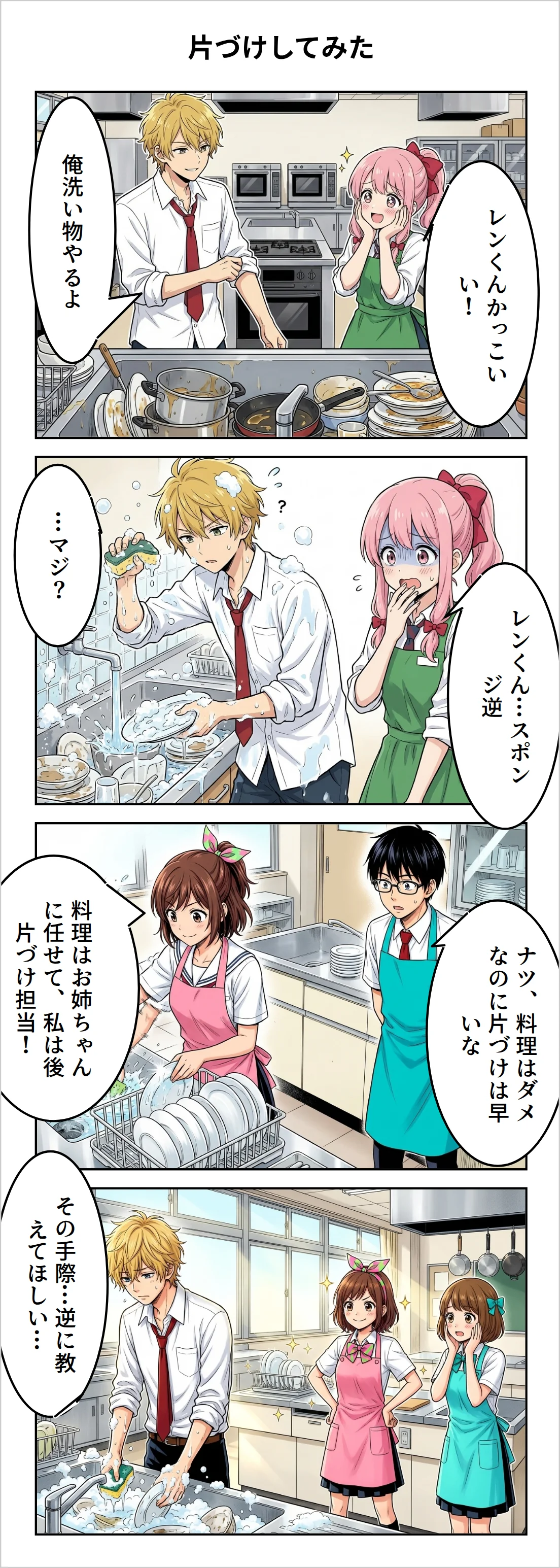 【4コマ】第19話: 片づけしてみた