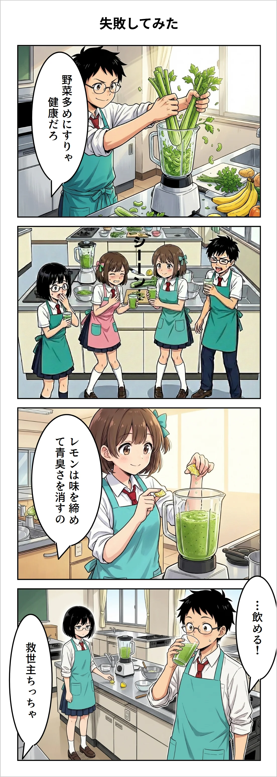 【4コマ】第21話: 失敗してみた