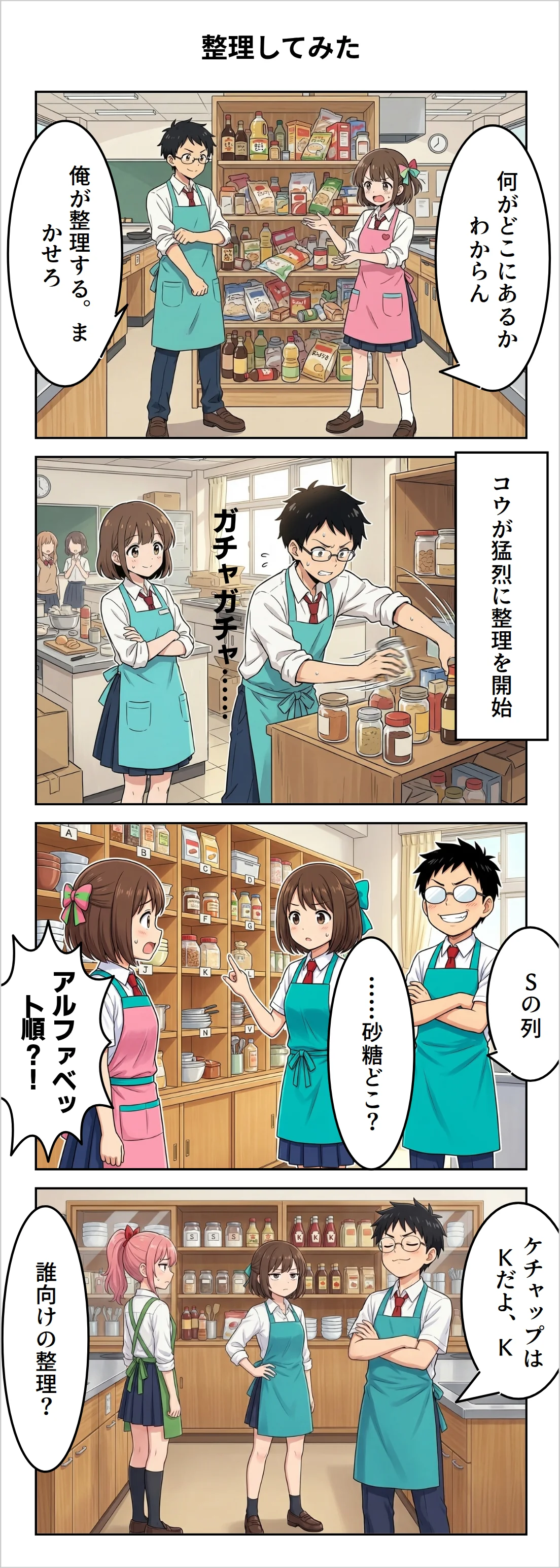 【4コマ】第35話: 整理してみた