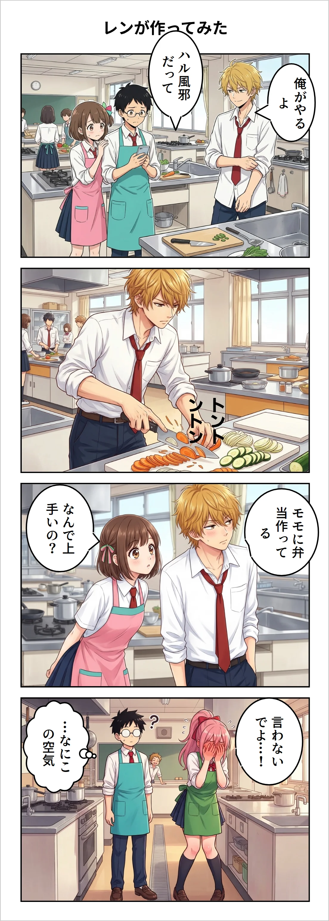 【4コマ】第38話: レンが作ってみた