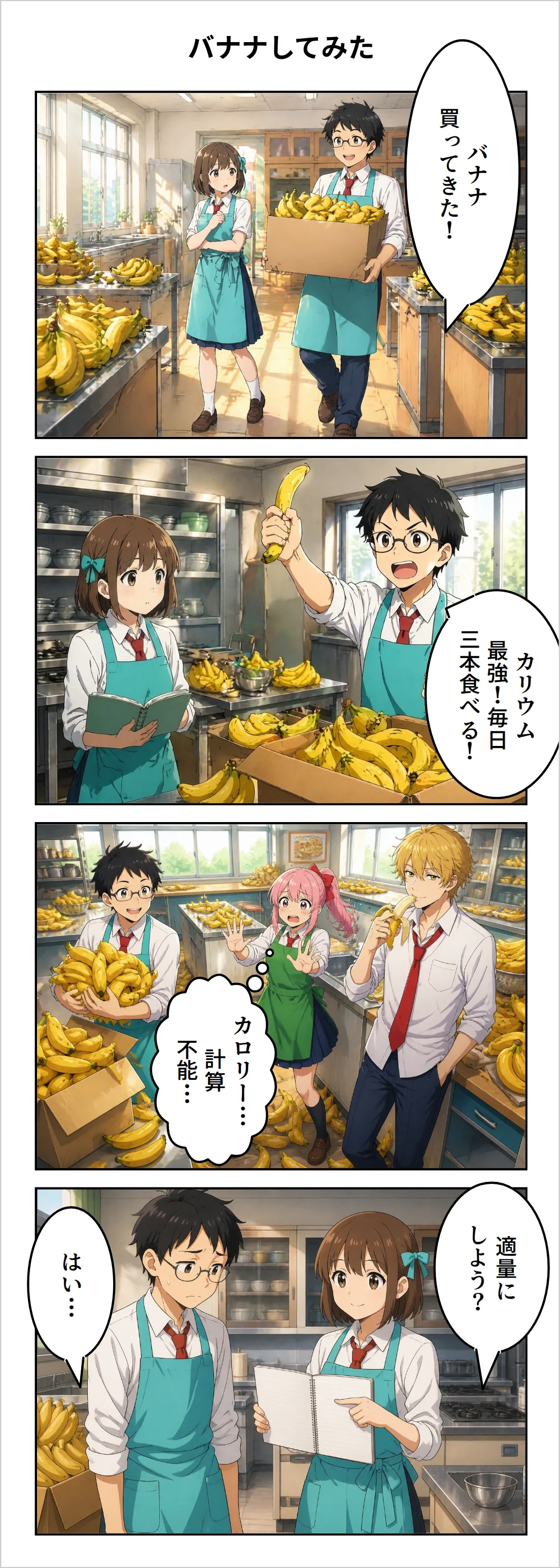 【4コマ】第51話: バナナしてみた