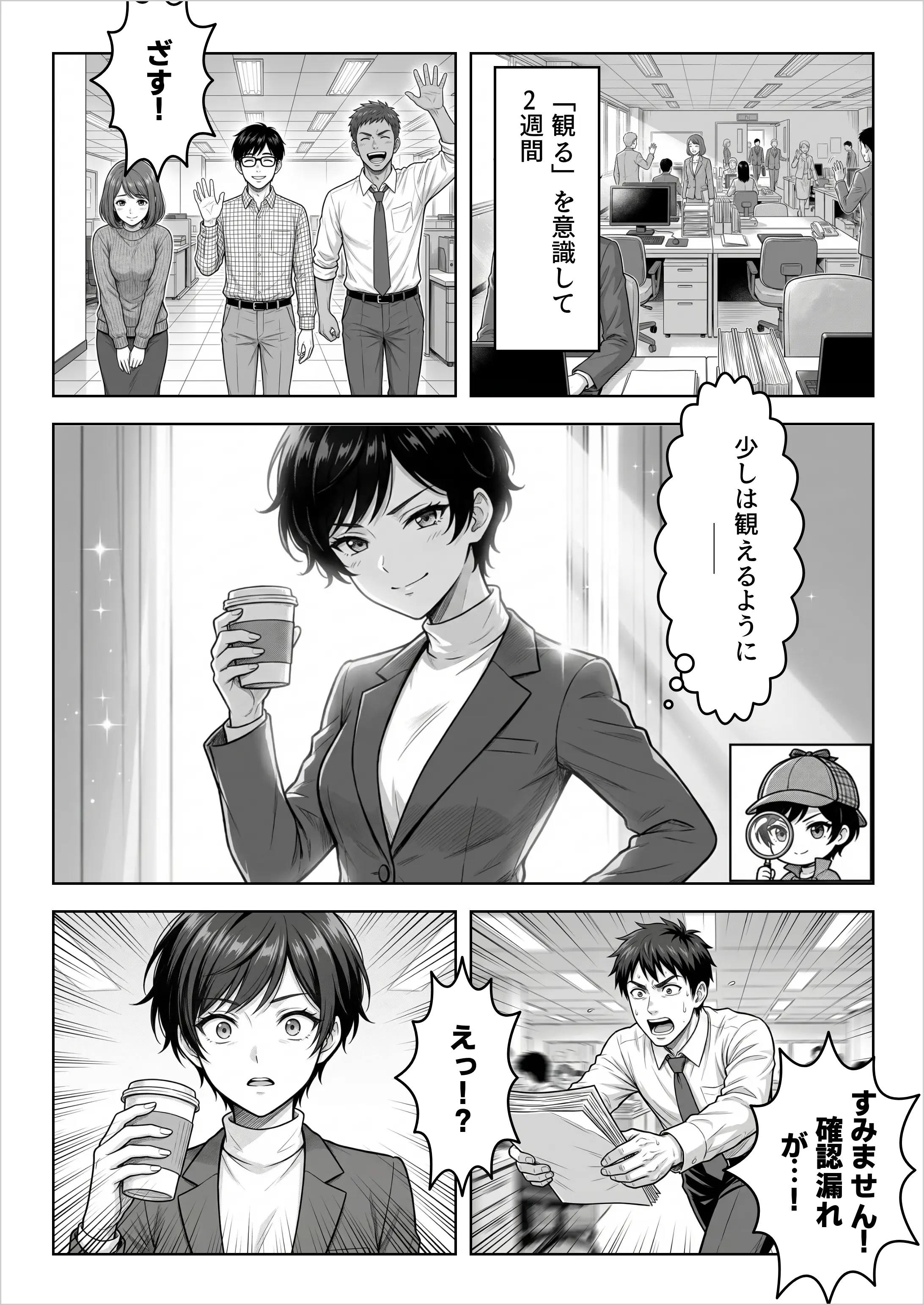 「観る」を意識して2週間。少しは観えるようになった——そんな矢先、確認漏れが発覚する